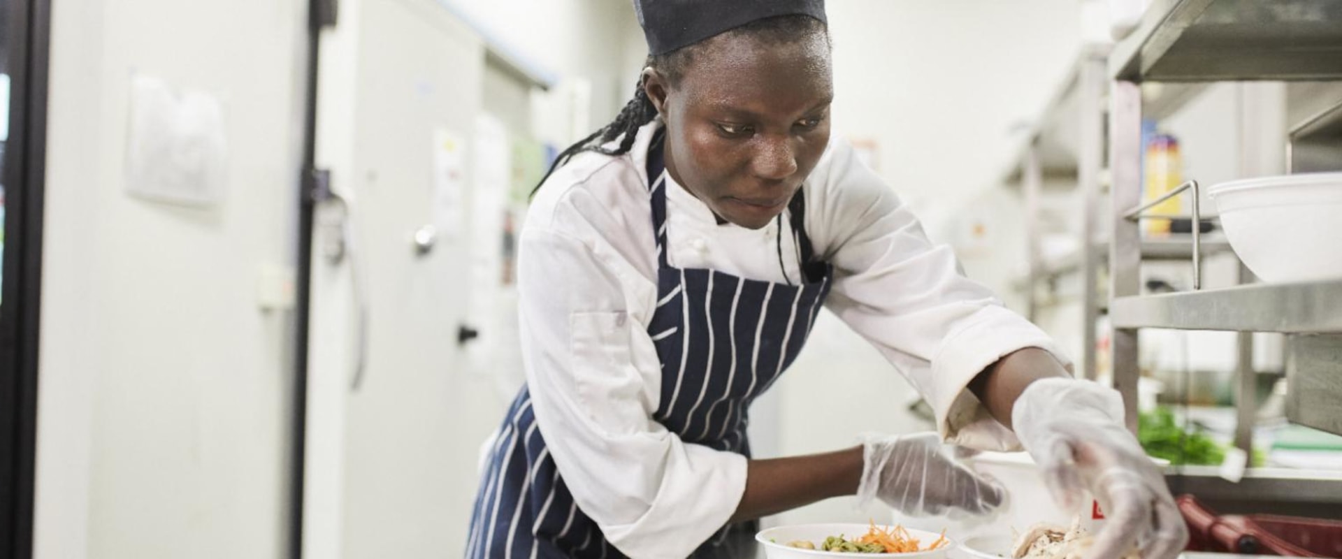 What are the duties of a food service worker?